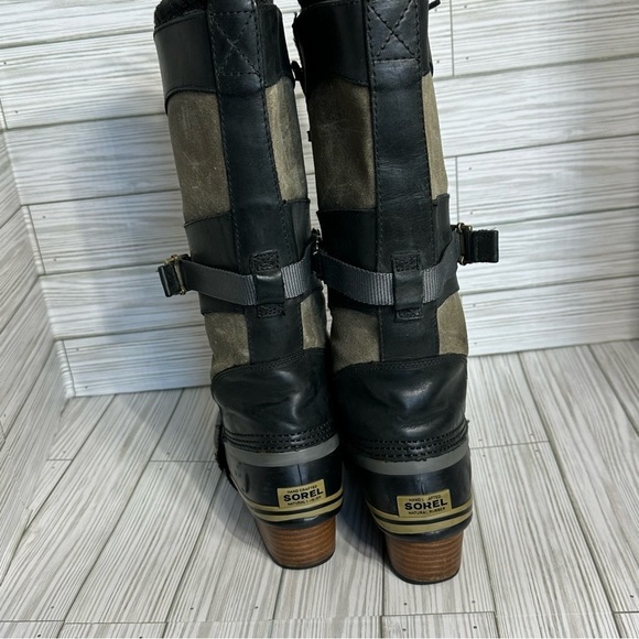 Sorel Conquest Carly Boots Womens Leather Waterproof Tall boots - Picture 8 of 13